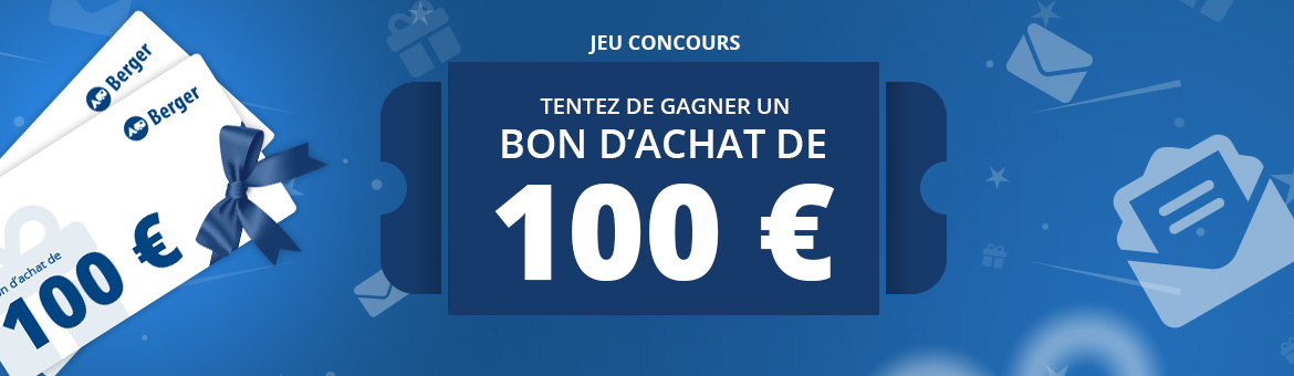 Jeu-Concours Newsletter - Gagnez un chèque-cadeau de 100 €