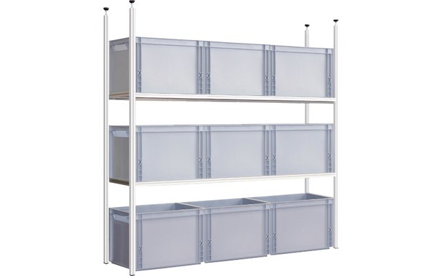 Shelf incl. 9 boxes