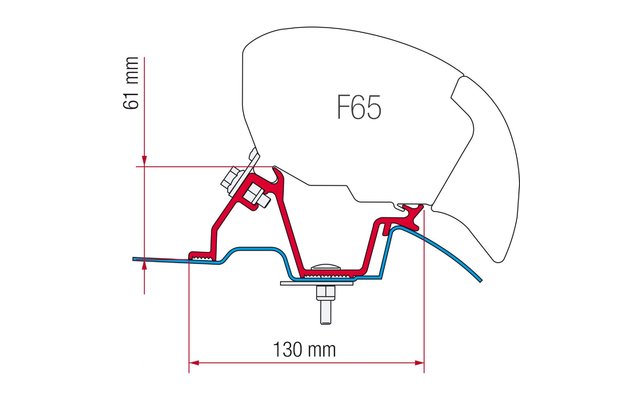 F65/F80 Kit Mercedes Sprinter - VW Crafter (High Roof)