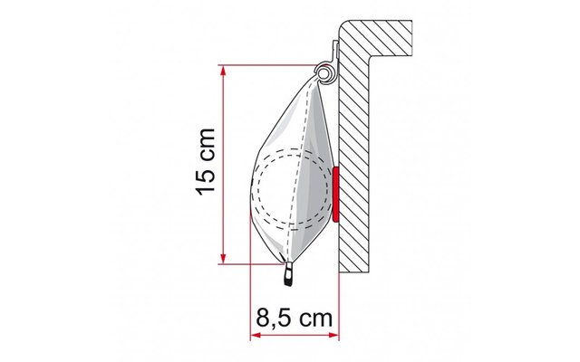 Produktbild Fiamma Caravanstore Sackmarkise (Blue Ocean) 1