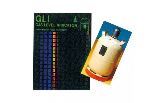 Fill level indicator for aluminium gas cylinders