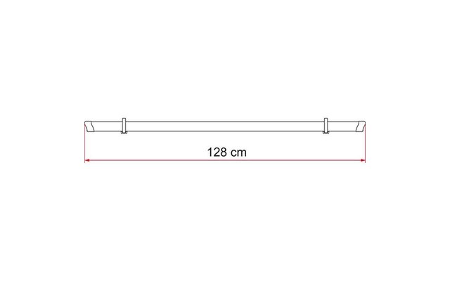 Fiamma Bicycle Carrier Additional Rail Strip
