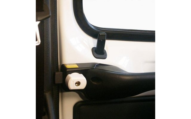 Cerradura de pestillo HEOsafe para puertas de cabina (Fiat Ducato 230, Peugeot Boxer, Citroën Jumper 1994 - 2002)