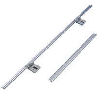 Fawo Tischgleitschiene Setverpackung silber/grau