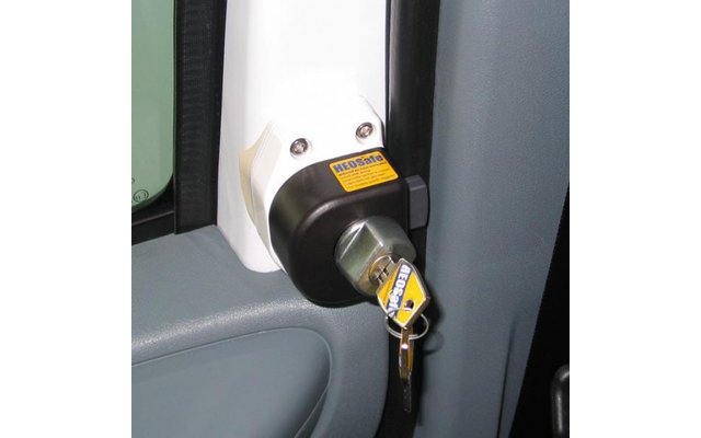 Serratura a catenaccio HEOsafe per le porte della cabina di guida (Ford Transit 2006 - 2013)