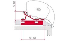 Fiamma Markisen Halterungen F65/F80 Dachmontage
