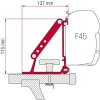 Fiamma houderkit Auto F35 / F45 dakmontage