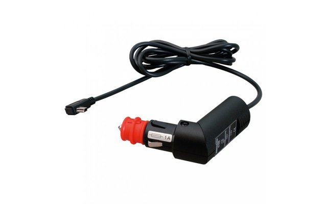 Vehicle charging cable with Mini USB connector