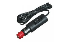 12-24 volt rotatable universal plug with switch