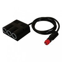 Triple socket 12-24 V