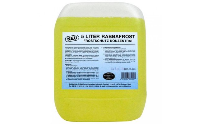 Rabbafrost 5 litre antifreeze
