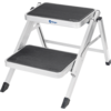 Kleines Produktbild Berger Doppel Trittstufe Klappbar Stahl (Höhe 40 cm) 1