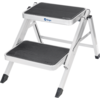 Kleines Produktbild Berger Doppel Trittstufe Klappbar Stahl (Höhe 40 cm) 1