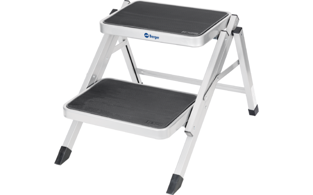 Produktbild Berger Doppel Trittstufe Klappbar Stahl (Höhe 40 cm) 1