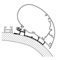Thule Carthago Chic Adapter für Serie 6 / 4 Meter