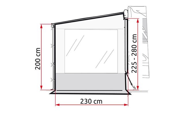 Produktbild Fiamma Seitenwand Side W Pro 1