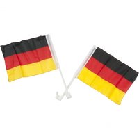 Drapeaux de voiture Allemagne, set de 2