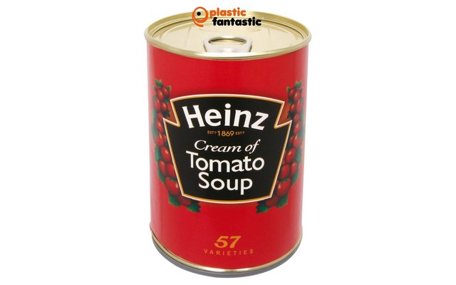 Heinz tomato sauce tin safe