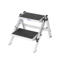 Berger Doppel Trittstufe Klappbar Aluminium (Höhe 40 cm)
