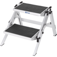 Berger Doppel Trittstufe Klappbar Aluminium (Höhe 40 cm)