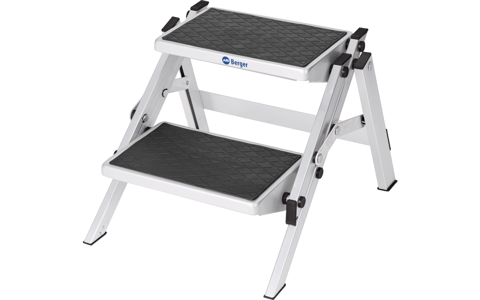Produktbild Berger Doppel Trittstufe Klappbar Aluminium (Höhe 40 cm) 1