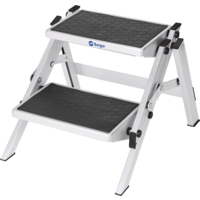 Berger Doppel Trittstufe Klappbar Aluminium (Höhe 40 cm)