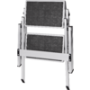 Kleines Produktbild Berger Doppel Trittstufe Klappbar Aluminium (Höhe 40 cm) 1