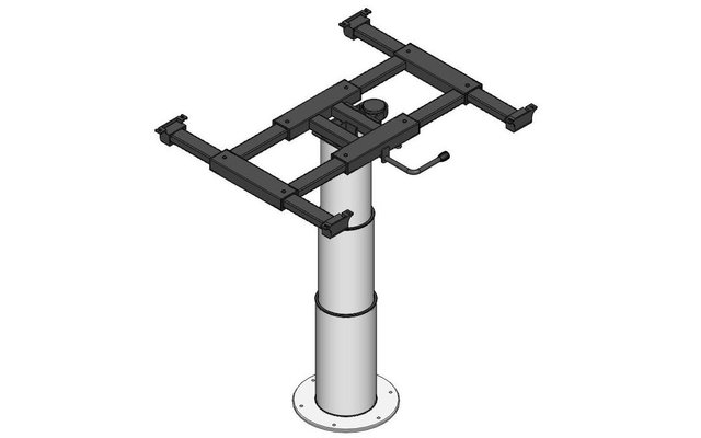 Lifting column with x/y movement