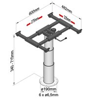 Liftsaeule mit x/y Verschiebung