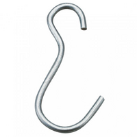 Juego de 10 ganchos de suspensi&oacute;n plata Berger