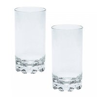 Onbreekbare longdrinkglazen 450 ml - 2-delige set