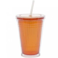 Thermobecher mit Strohhalm 450 ml