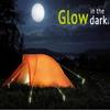 Plastic glow in the dark tent pegs 5 pack