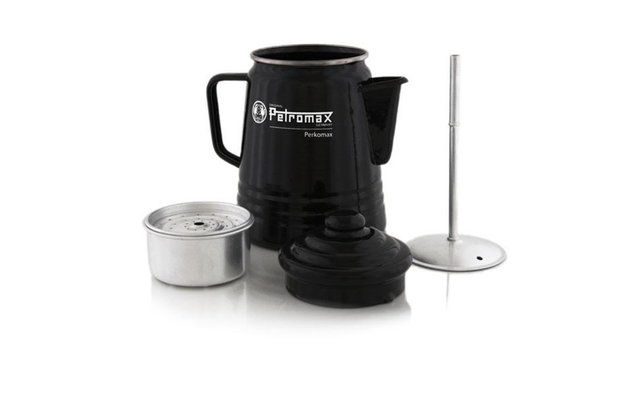 Petromax Perkomax Tee und Kaffee Perkolator 1,3 Liter schwarz