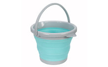 Berger folding bucket 5 liters turquoise / gray
