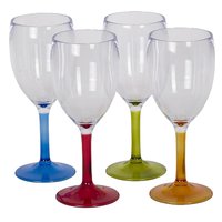 Flamefield Weingläser Set 4er 290 ml  bunt
