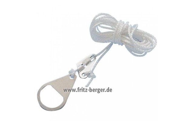Cuerdas de sujeción para tiendas de campaña Berger de 3 mm, paquete de 4m