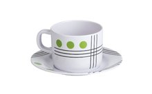449290 - Stoviglie in melamina Berger Dots verdi