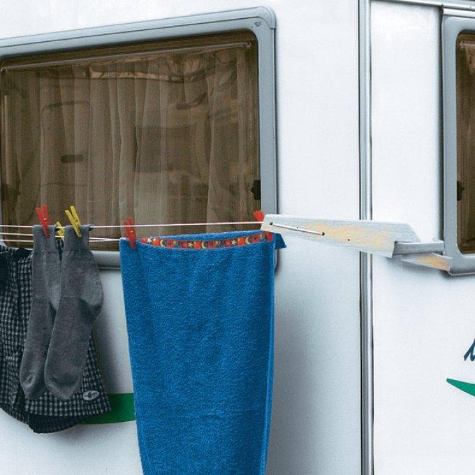 Saugnapf Wäschetrockner Wäscheleine Camping Outdoor Wohnwagen 3 x 90c, 9,78  €