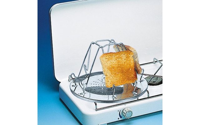Toast Aufsatz Gaskocher Outdoor Camping Toaster Brötchen aufbacken Toastaufsatz 