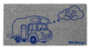Berger Derby Flock Fu&szlig;matte Camper 50 x 25 cm 