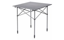 Mesa de camping Berger de aluminio con tablero enrollable 70 × 70 cm