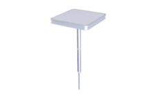 728890 - Berger Höhenverstellbarer Camping Beistelltisch 26 x 26 cm