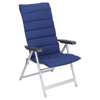 Coussin dossier rembourré bleu Berger