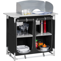 Berger Küchenbox 4 Fächer schwarz