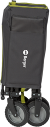 Berger Bollerwagen 129 Liter grau/grün