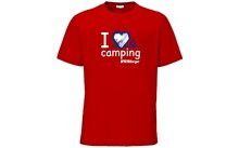 Berger Damen / Herren T-Shirt I love Camping