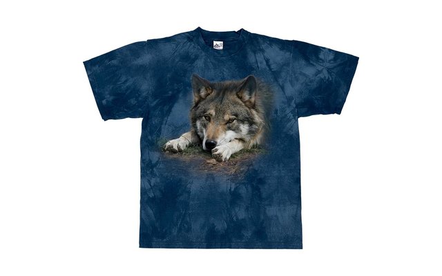 T-shirt Harlequin Wolf Waiting Game