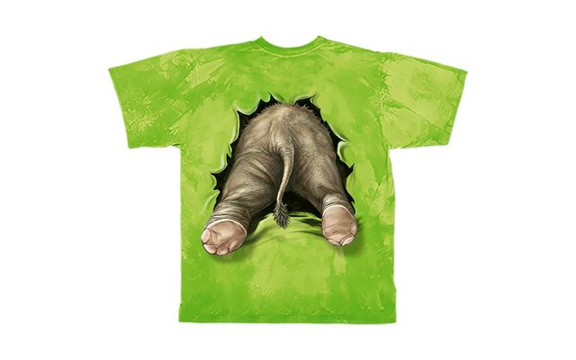 Harlequin Elephant Baby children's t-shirt