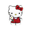 Hello Kitty mit Blume